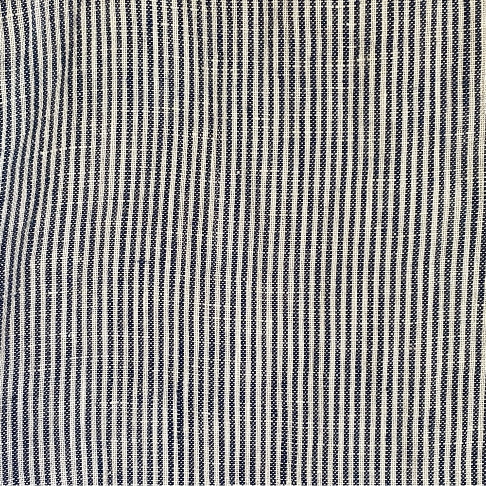 J Jill Linen Linen blend Striped Floral Back Button Top Linen cotton Size Medium - Picture 4 of 14